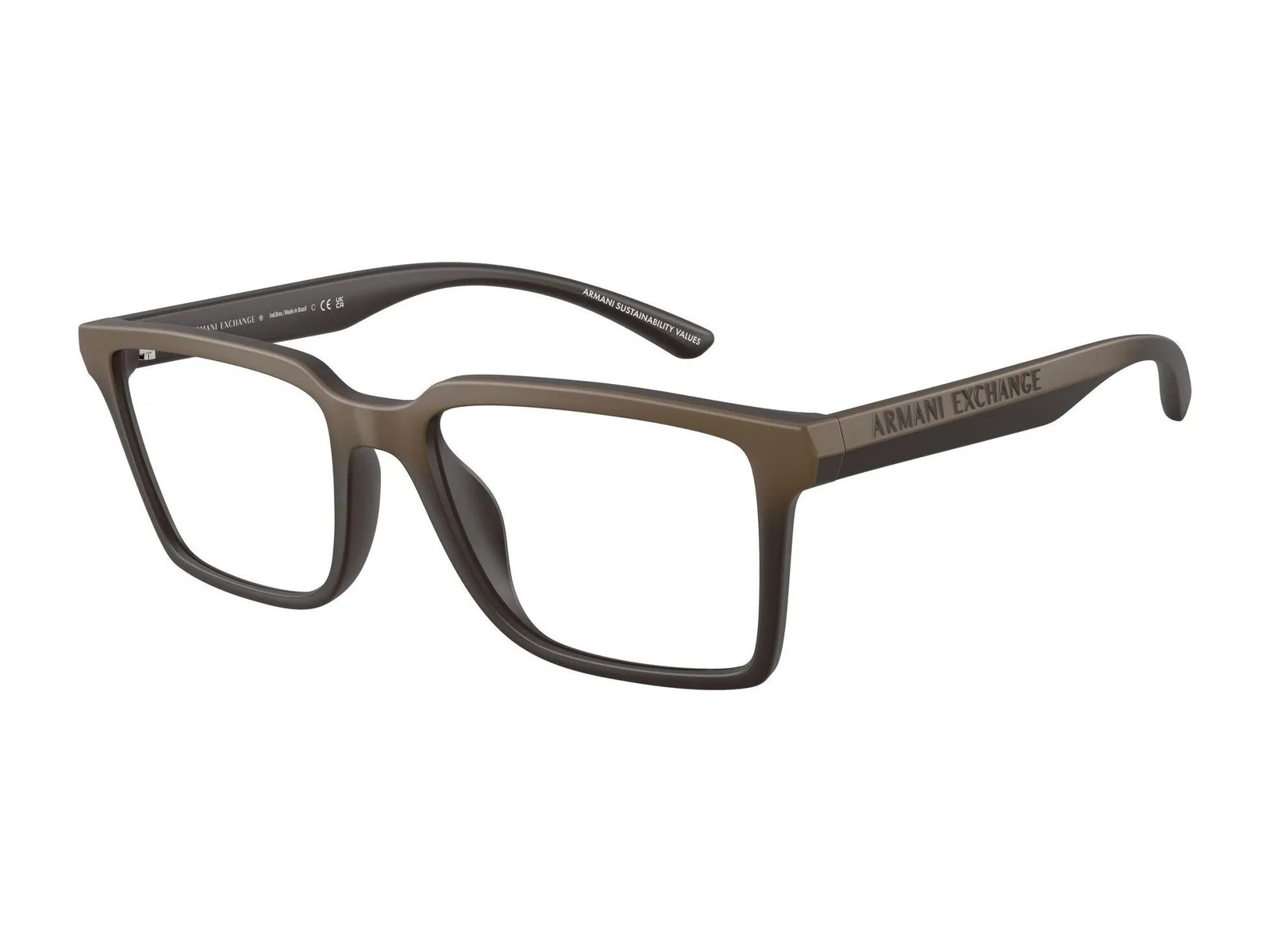 Armani Exchange AX3129U, marrón mate degradé
