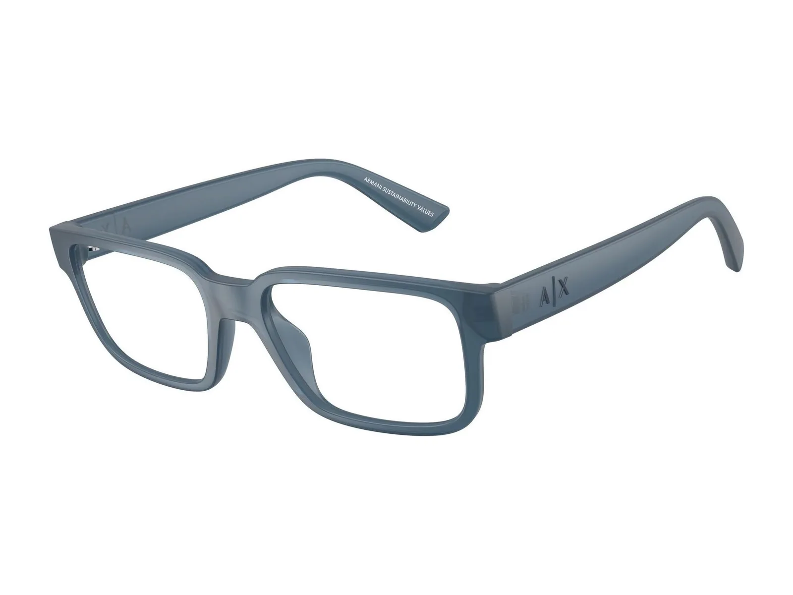 Armani Exchange AX3130U, frosted mate azul