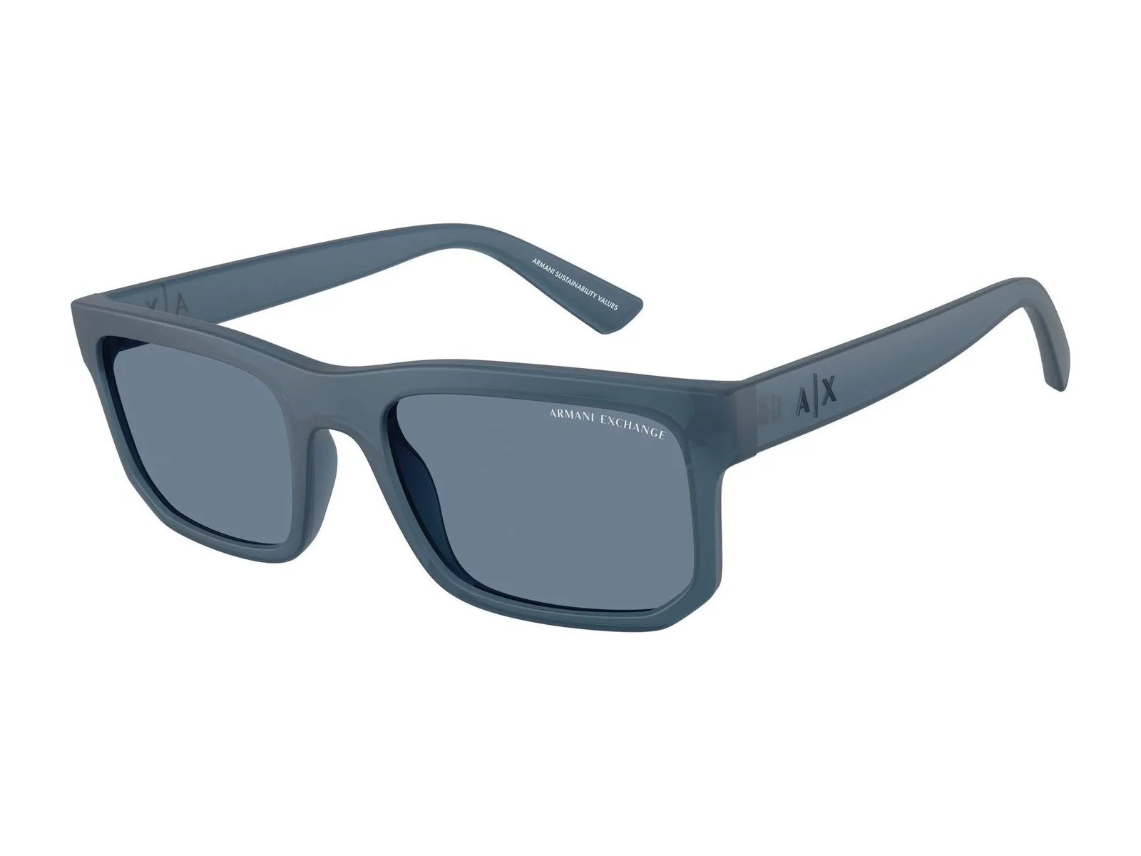 Armani Exchange AX4165S, frosted mate azul