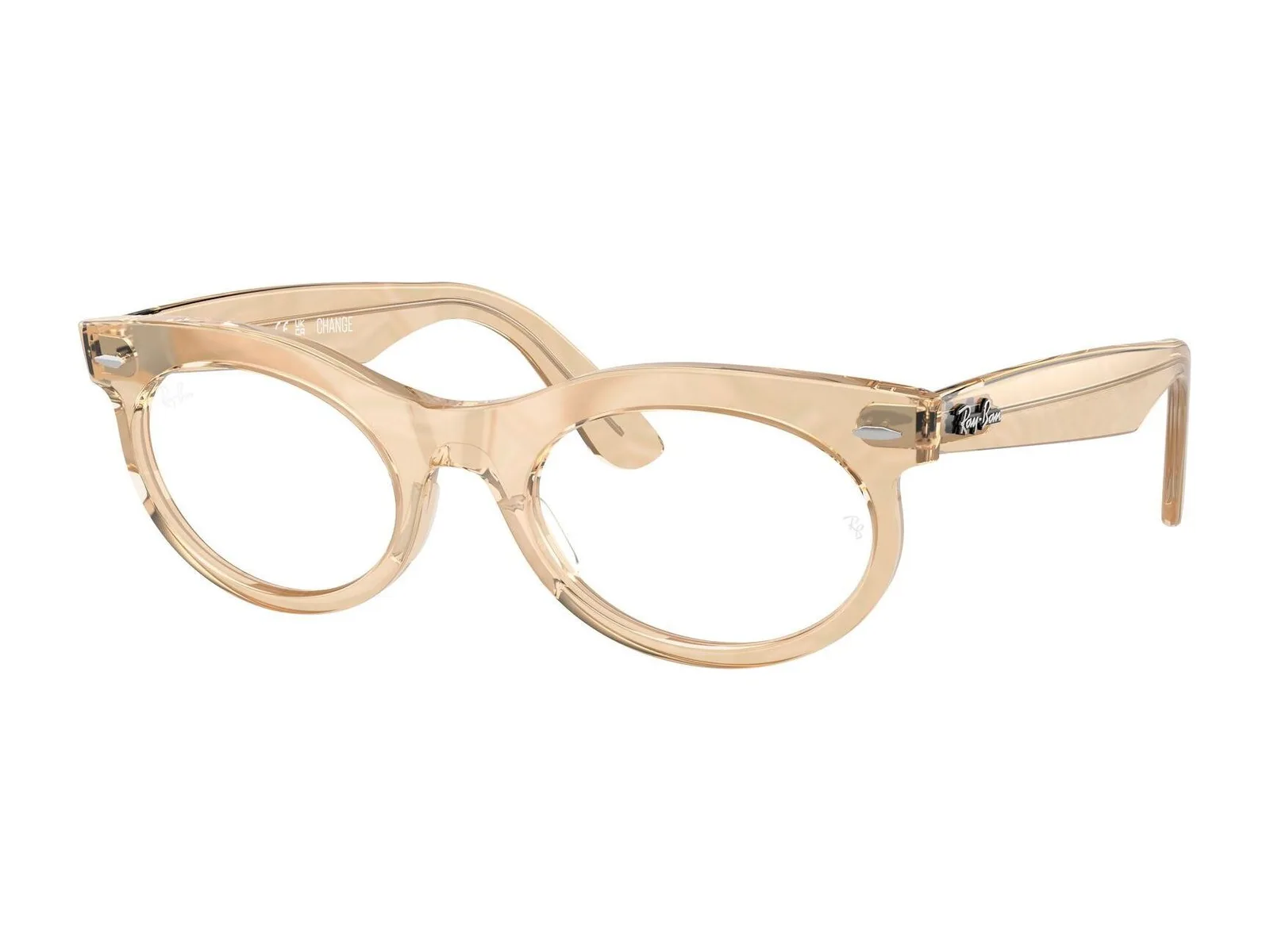 Ray-Ban RX2242V, photo waves marrón