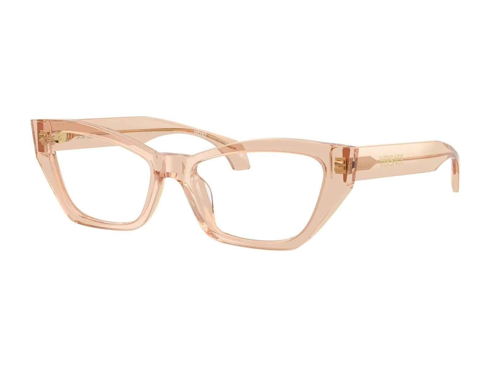 Versace VE3373U, marrón transparente claro